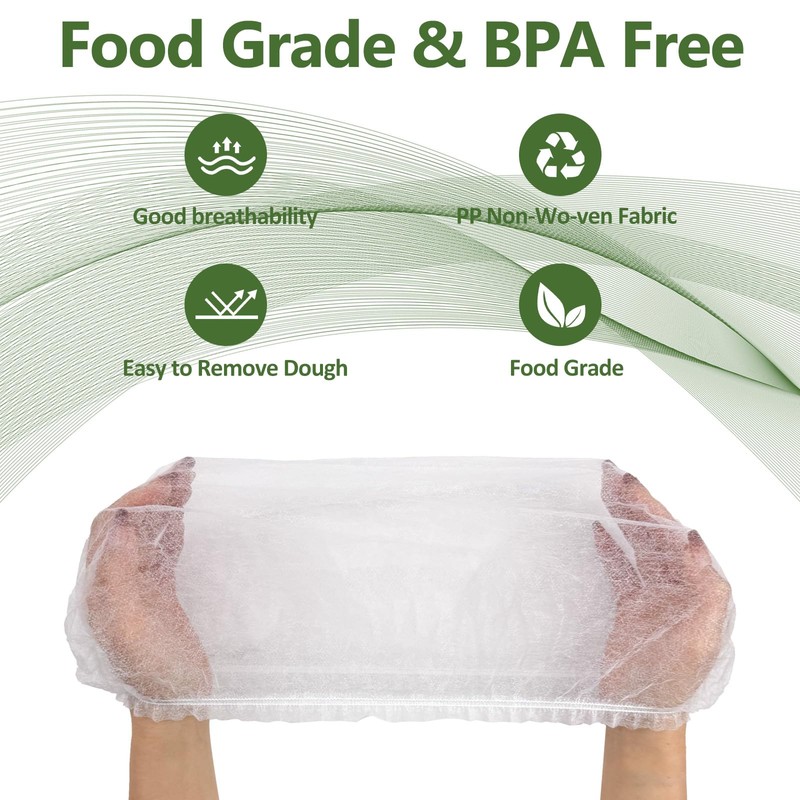 200 Pack Banneton Bread Proofing Basket Liner,21" Bread Bowls Liner