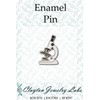 Microscope Science Hard Enamel Pin (Silver)