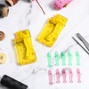 Oruola 12pcs Needle Threader for Sewing Machine,Fish Sewing Machine Needle