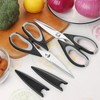 Vutyvve Kitchen Scissors, Stainless Steel Blades, Soft Grip, Multifunctional Kitchen