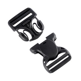 TACNEX Duty Belt Buckle Cop Lok Tri-Release Belt Clasp Law Enforcement Police Officer Military Belt Fastener 1"/1.5"/2"/2.25" (Black, 1")