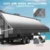 Somokg Heavy Duty RV Awning Fabric Replacement - 19.5oz Vinyl
