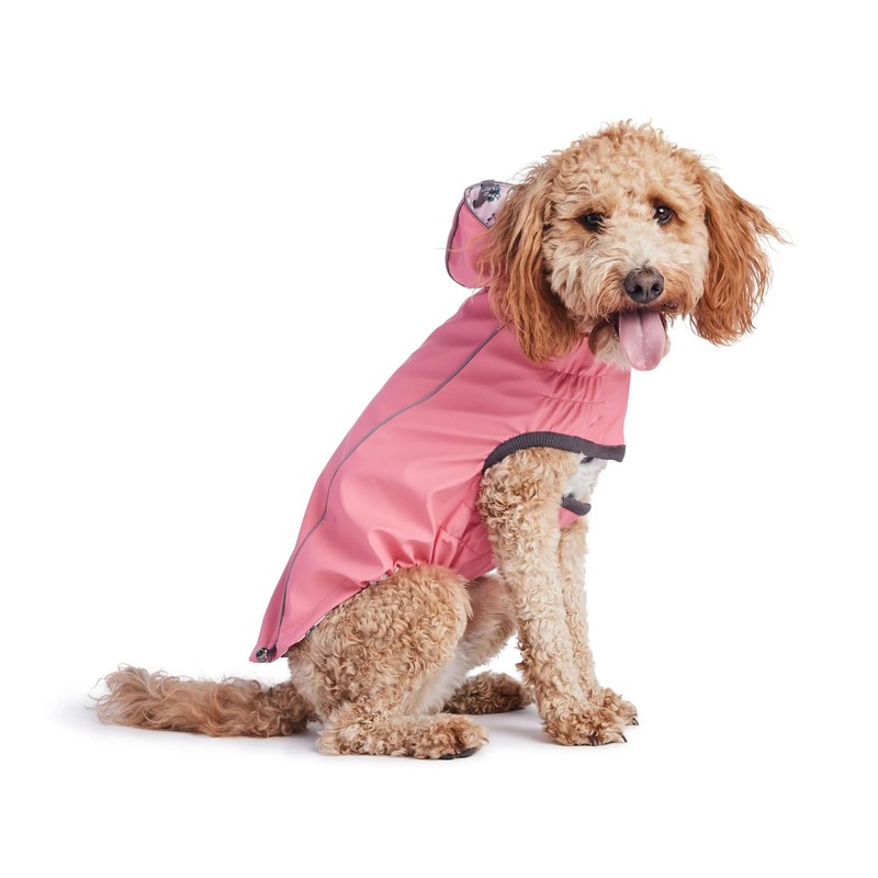 GF Pet Reversible Elasto-Fit Raincoat - Pink/Pink - M