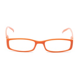 Rectangle Reading Glasses in Orange by Readers.com | The Sophie | +2.00