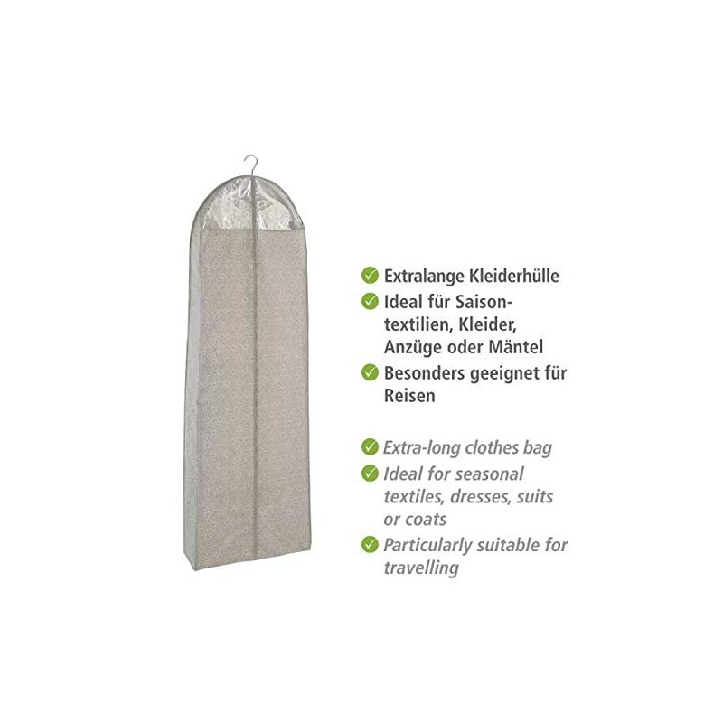WENKO Balance Garment Bag, 180 x 60 cm, Garment Cover,