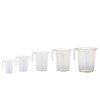 Hünersdorff measuring cup, shatter-proof, particularly temperature-resistant, coloured scale, food safe,