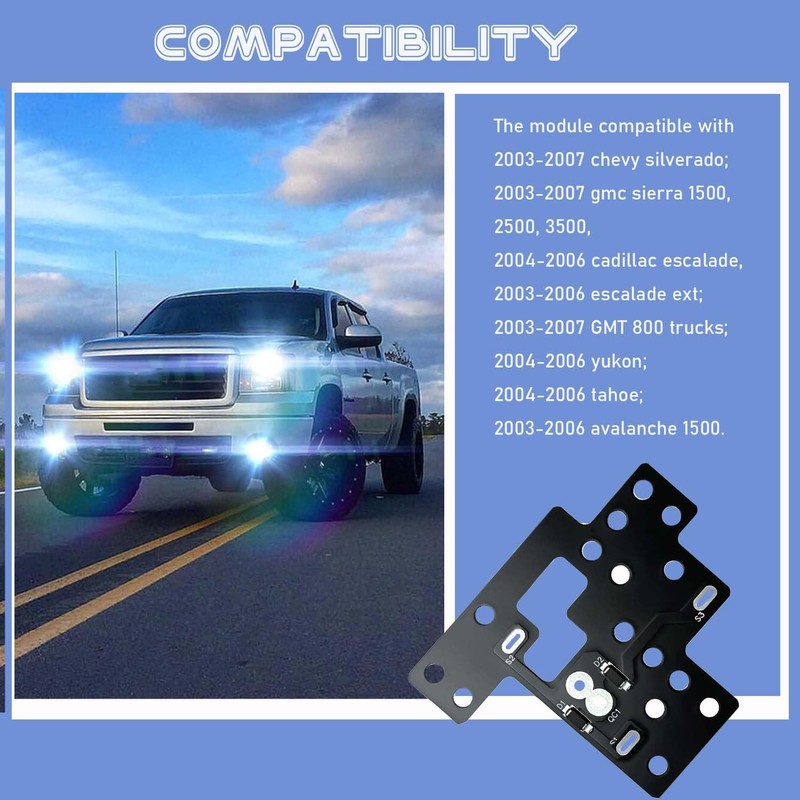 NPSNGSJY Light Module 6 High Mod for Gm Compatible With