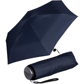 Doppler Super Mini Fibre Compact Pocket Umbrella Extremely Light and Small, navy