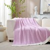 Snuggle Sac Lilac Throw Blanket for Couch, Super Soft Warm