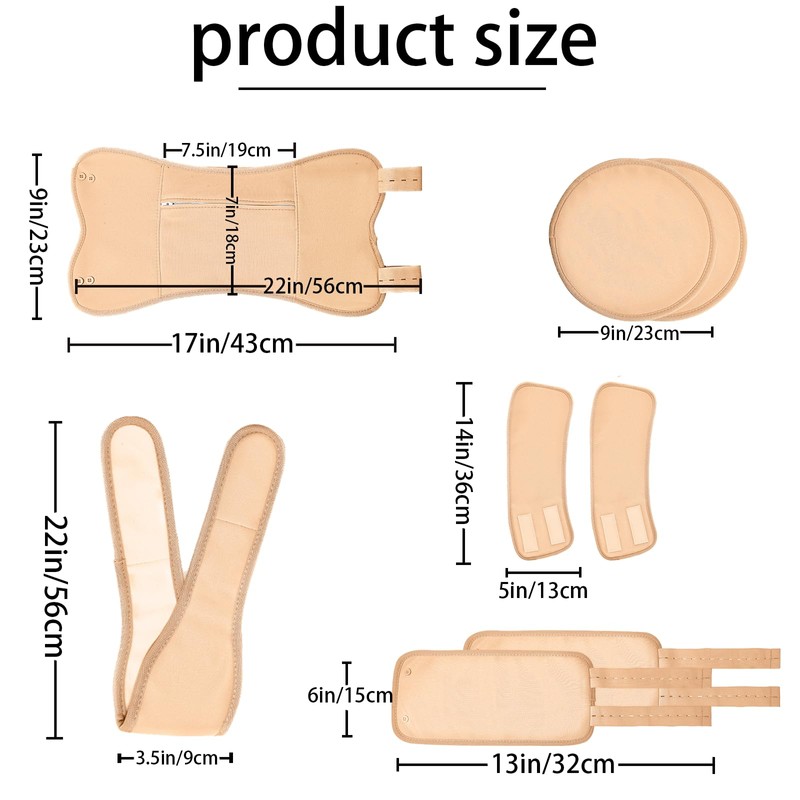 Txmyxgs Castor Oil Pack Wrap Kit, Rizinusöl Packung Wiederverwendbare Organic