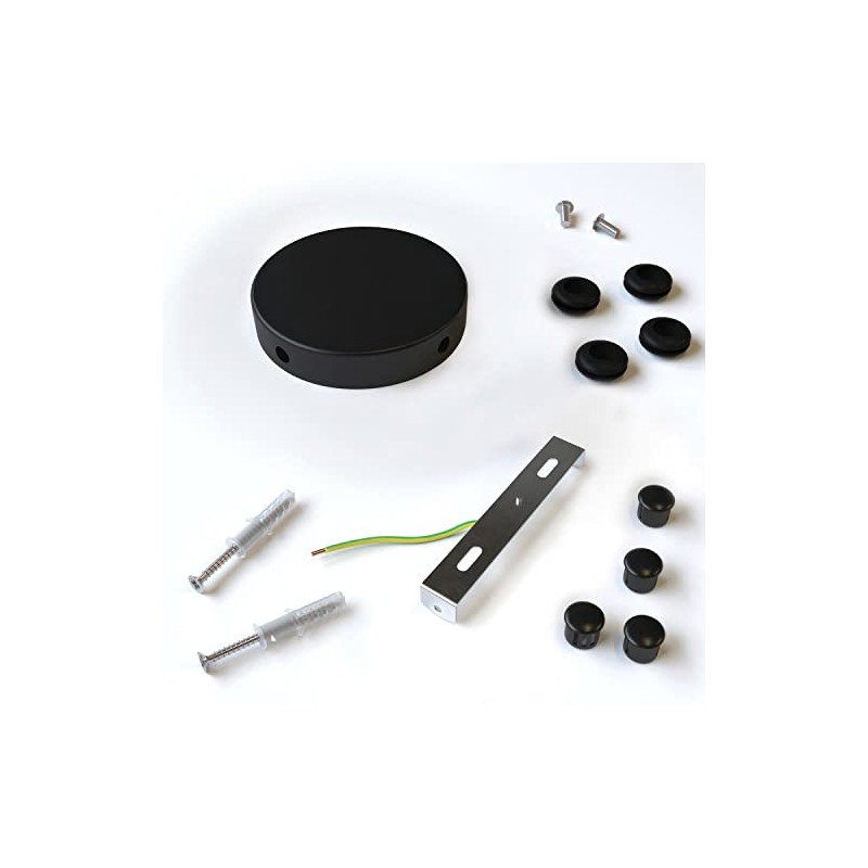 creative cables - Mini Metal Cylindrical Lamp Canopy Kit with