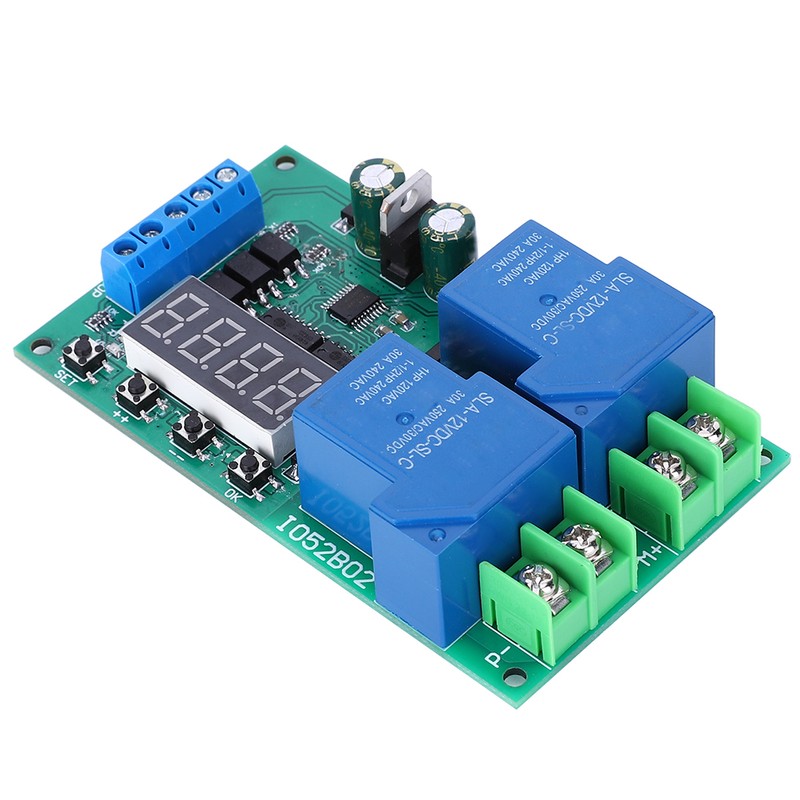 30A12V Multifunction Motor Forward Reverse Controller Start stop Delay Limit