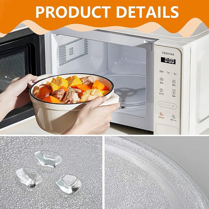 12'' Replacement Microwave Glass Plate Compatible with LG,Whirlpool- Microwave Plate