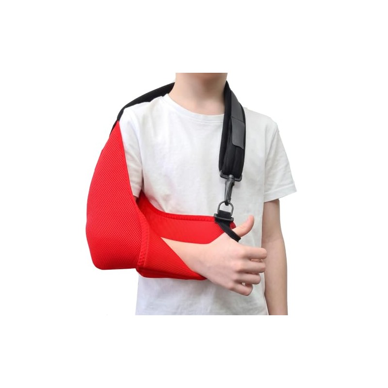 Red 6-7 Comfort Arm Sling Shoulder Collarbone Support
