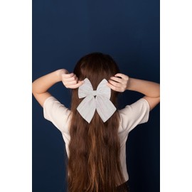 White Crinkled Sheer Ribbon for Flower Bouquet 2.5" x 10 Yards Wired Lace Organza Decorative Ribbon for Bow Making Gift Wrapping Ribbons for Floral Bouquets Wrapping Decor