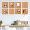 Crtiin 8 Pcs Square Cork Board Tiles 12"x12" 1/4" Thick