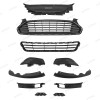 ROKY Front Bumper Grill Fit For 2013-2016 Ford Fusion w/