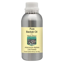 DEVPRAYAG DEVPRAYAG Pure Baobab Oil (Adansonia digitata) Cold Pressed 300ml (10 oz)