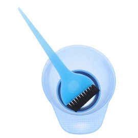 FOMIYES 1 Set Hair Color Kit Hair Dye Bowl Hair Dyeing Brush and Bowl Hair Dyeing Mixing Bowl Hair Coloring Brush Tool Hair Dyeing Bowl and Brush Heightened Type Plastic Hair Comb