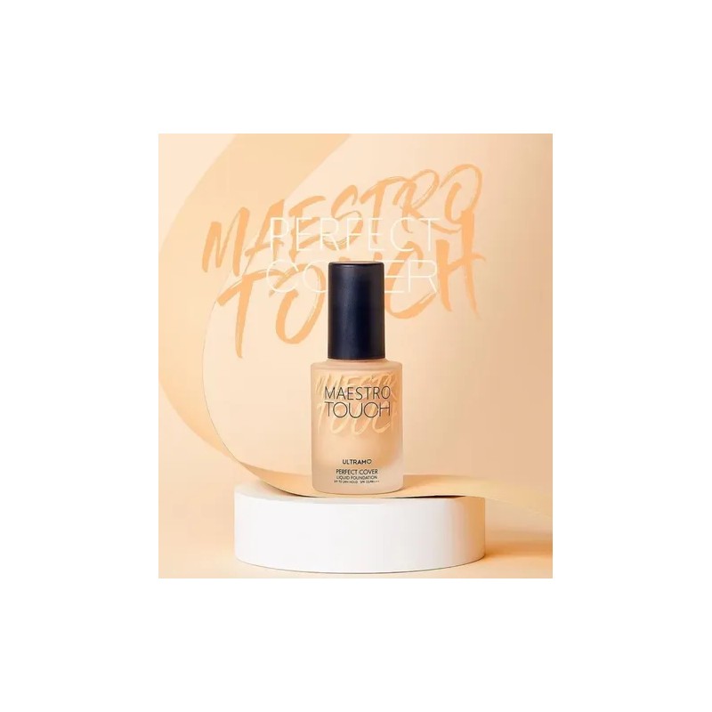Base Maquillaje Maestro Touch Mate Fps15 De Alta Cobertura