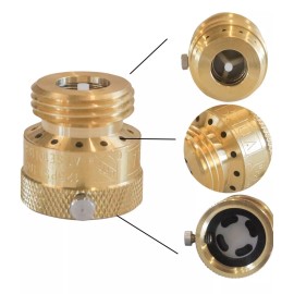Hourleey Vacuum Breaker, Solid Brass Hose Bib Backflow Preventer, 3/4 Inch