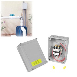 Ezbzyz 1522 Pump Start Relay with Enclosure 3 HP at 110V /220V 24V Coil for Irritation Systems