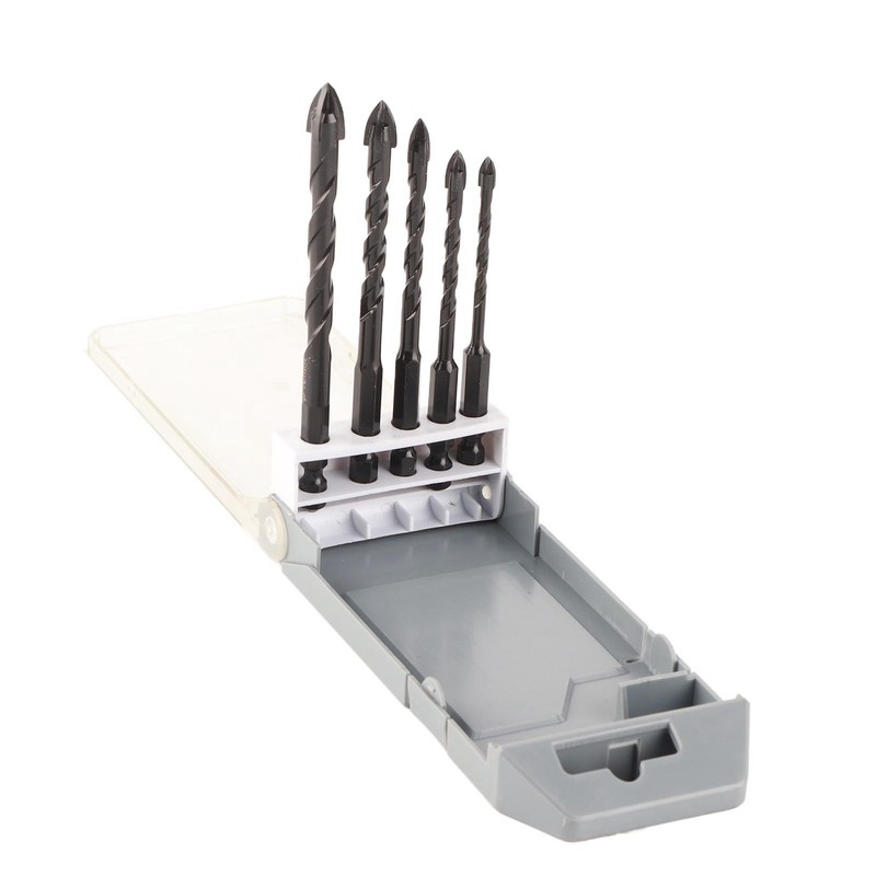 Twist Drill Set Wall Triangular Drill Bits 4MM 5MM 6MM