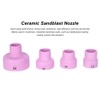 Ceramic Sandblast Nozzle Alumina Sand Blasting Ceramic Nozzle Cups Welding