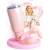 FACKELMANN Paris Hilton - Pink Stainless Steel Water Bottle with