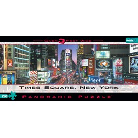 Buffalo Games Panoramic Times Square New York 750 Piece Jigsaw Puzzle