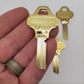 Schlage Everest 35-007 C120 Key Blanks Nickel Silver 6 Pin Lot Of 5 NOS