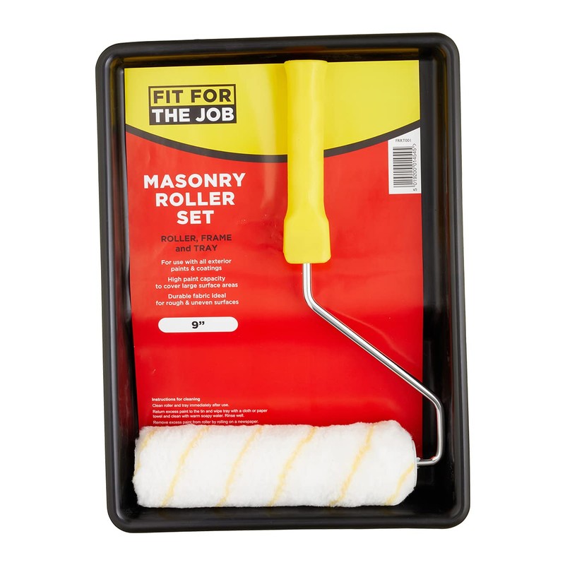 Fit For The Job 3 piece 9 inch Masonry Roller,