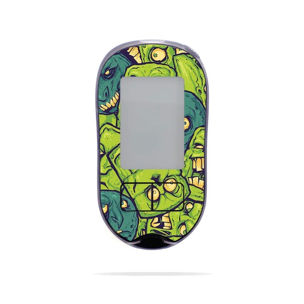 MightySkins Skin Compatible with Accu-Chek Aviva Plus - Monster Pattern