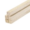 Sourcing Map Square Wooden Dowel Rod, 10" x1/8" x1/8", Unfinished