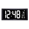 AcuRite 76102M Oversized LED Clock with Indoor Temperature, Date and