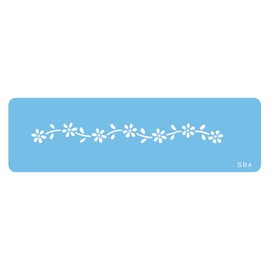 PME SB4 JEM Daisy Chain Stencil, Blue