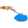 ZHEQOGZH Brass Float Valve 1/2 Inch, Livestock Water Tank Float