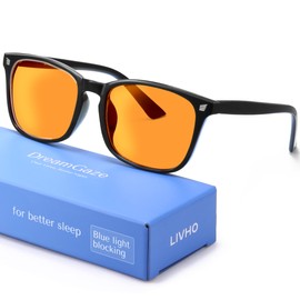 DreamGaze Blue Blocking Glasses for Better Sleep, Anti Blue Light Glasses Men, Gaming Glasses For Men, Anti Eyestrain