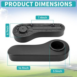 ECOTRIC Golf Cart Rear Seat Arm Rest with Universal Cup Drink Holders Set Compatible with EZGO Club Car Yamaha Pair No Drilling Required