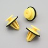 VVO Fasteners- Yellow Plastic Exterior Windscreen/A-Pillar Trim Clips for Land