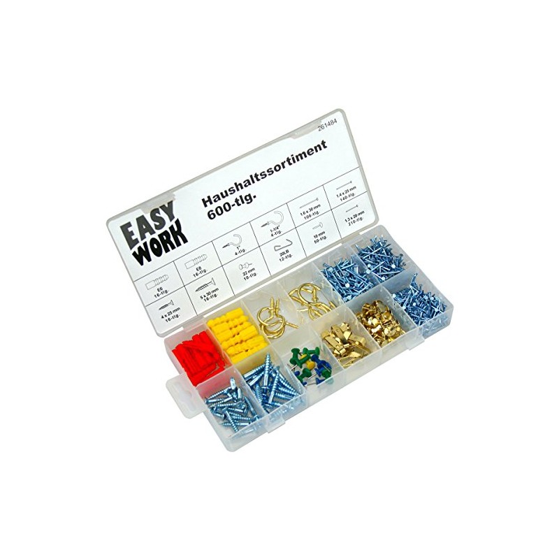 Easy Work Household Assortment 600 Piece 261484