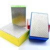 4PCS Diamond Hand Polishing Pads, Diamond Sanding Sponge Blocks 60#
