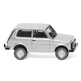 Wiking 020803 H0 Lada Niva Off-Road Vehicle Closed Silver Metallic Gauge HO 1:87 Not a Toy