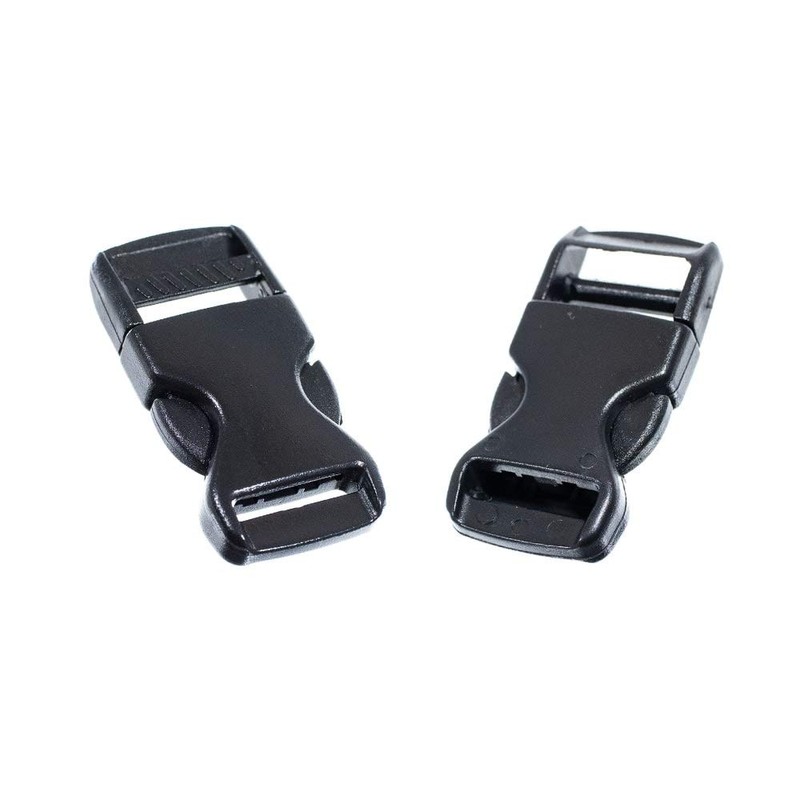 5 Pack - Flat Plastic Buckles for Paracord Bracelets, Dog