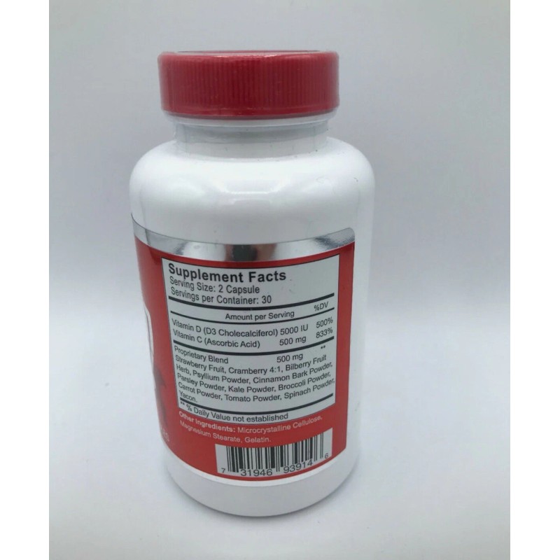 Allnue Natural DEFENSE , Immune Booster Vitamin C & Vitamin