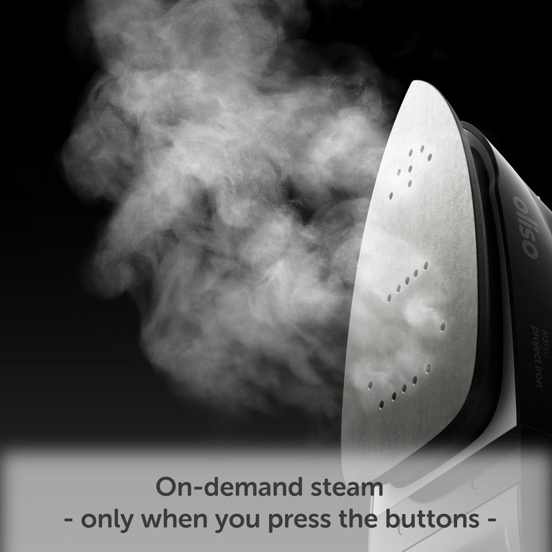 oliso M3Pro Project Steam Iron with Solemate – 1000W Ceramic