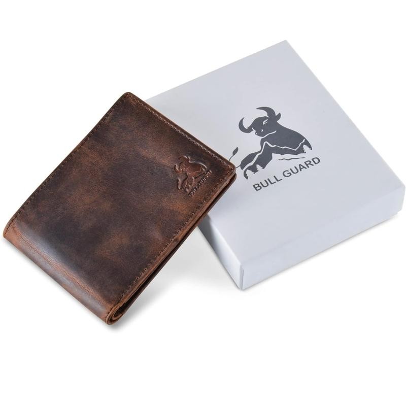 BullGuard BULL GUARD RFID Blocking Bifold Wallets for Men with