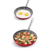 Guy Fieri's Flavortown 2-Piece Ceramic Cookware Set, Nonstick Frying Pan