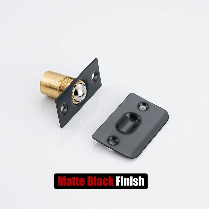 JQK Closet Door Ball Catch Hardware, Stainless Steel Catch Adjustable