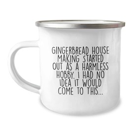'Gingerbread House Making' Buddy, Gifts from Friends for Gingerbread House Making Enthusiasts, Graduation Unique Gifts, Camping Mug